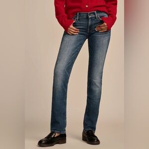 NWT Lucky Brand Women’s Sweet Straight Mid-Rise Blue Straight Leg Jeans 31 12